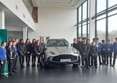 Seren Pupils at Aston Martin